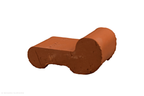 Deroma Planter Foot, Terracotta