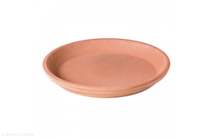 Deroma Vaso Saucer, Light Terracotta