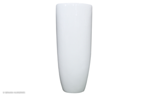 L/W Gloss Tall Vase, White