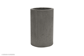 Concrete TRON Tall Cylinder, Grey